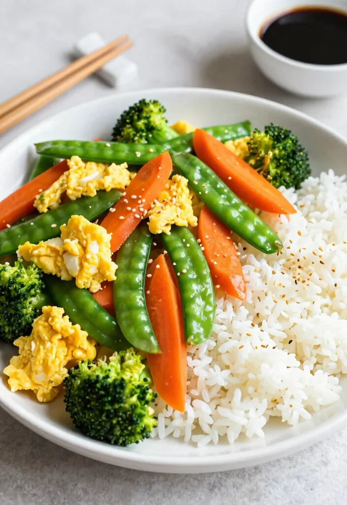 12 Egg Dinner Recipes for Quick Easy Weeknights 12. Egg and Vegetable Stir Fry 0