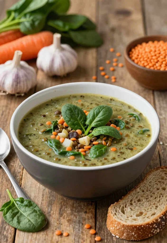 12 Healthy Italian Recipes with Lighter Classic Flavors 11. Spinach and Lentil Soup 0