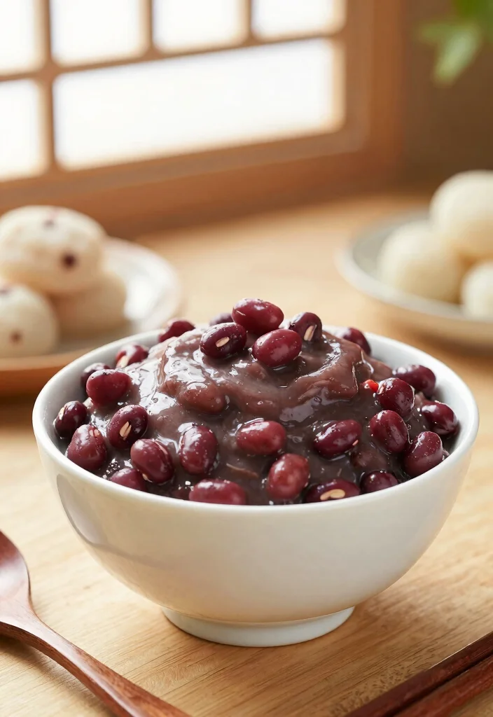 12 Healthy Korean Recipes with Fresh Bold Flavors 12. Sweet Red Bean Paste Pat 0