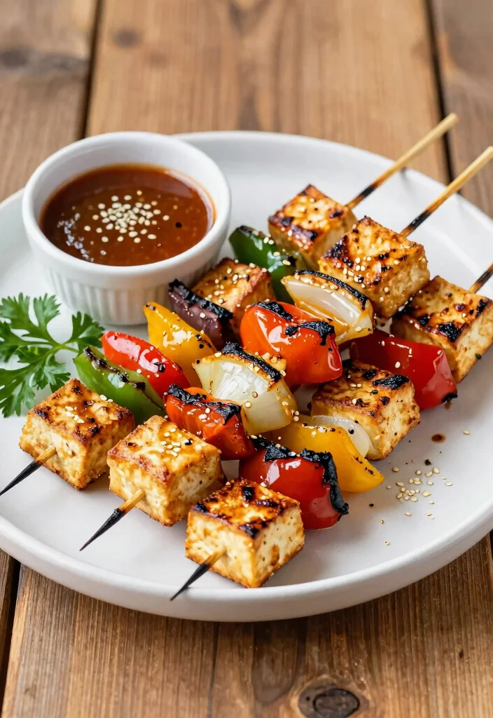 12 Healthy Korean Recipes with Fresh Bold Flavors 3. Tofu Korean BBQ Skewers 0