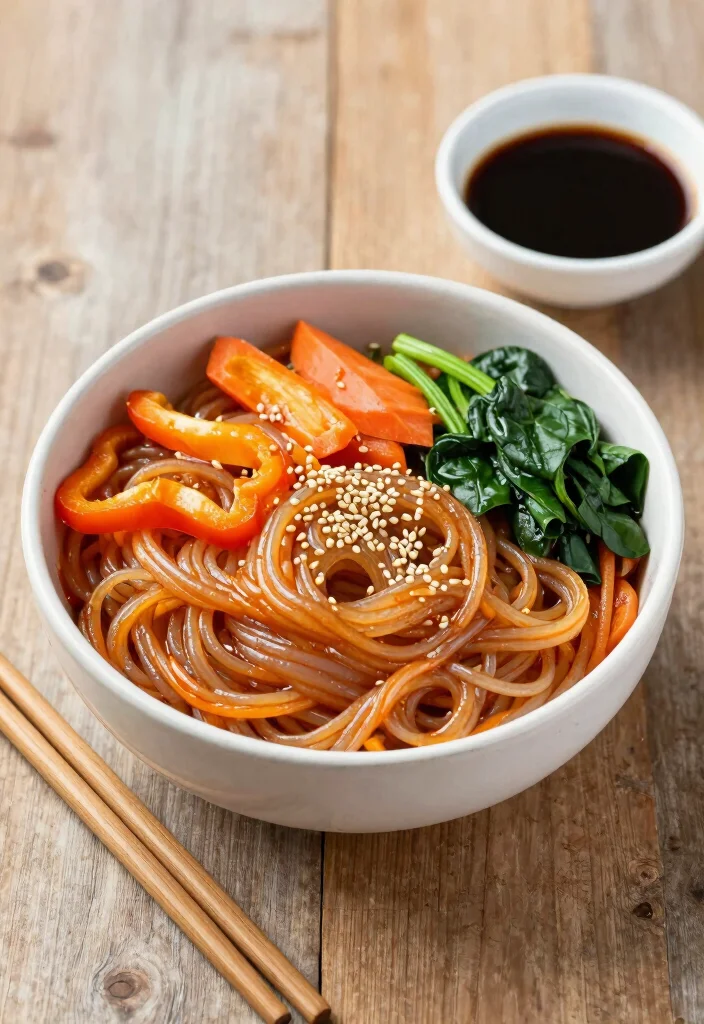 12 Healthy Korean Recipes with Fresh Bold Flavors 5. Vegetable Japchae 0