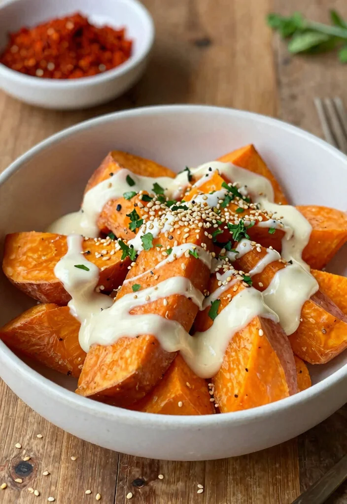 12 Healthy Korean Recipes with Fresh Bold Flavors 8. Korean Sweet Potato Salad 0