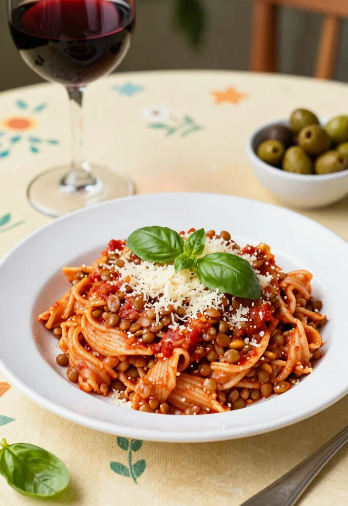 12 Healthy Lentil Recipes for Hearty Plant Based Meals 11. Lentil Pasta 0