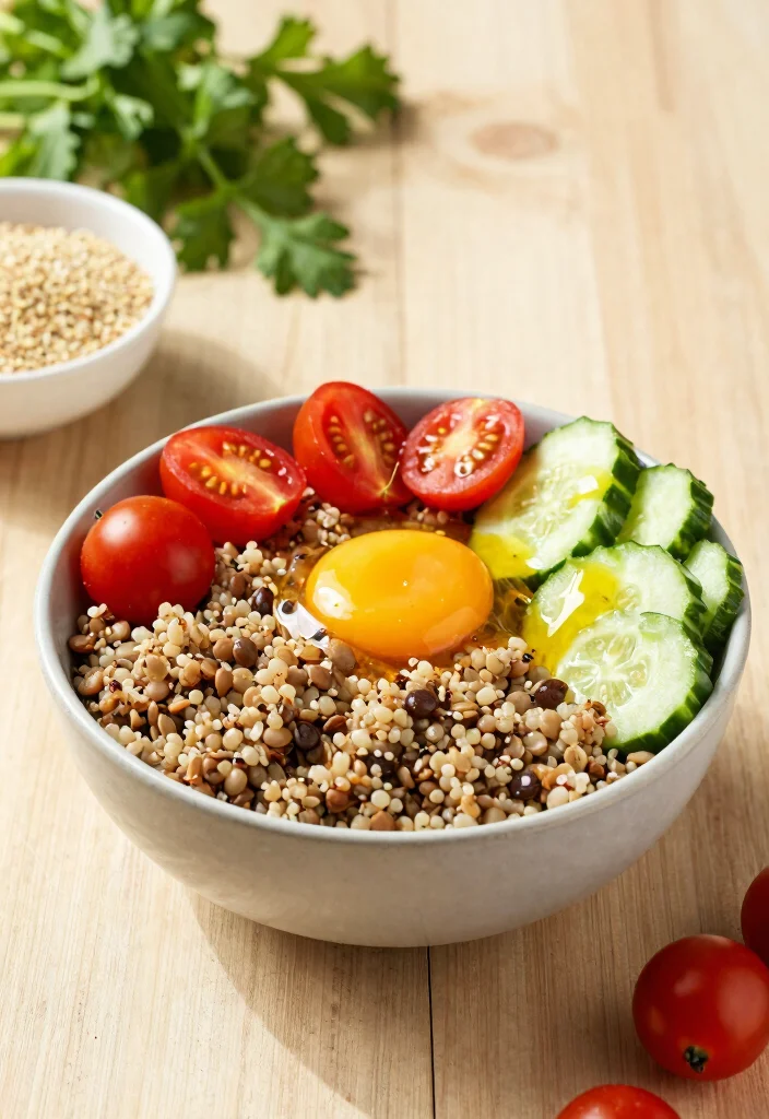 12 Healthy Lentil Recipes for Hearty Plant Based Meals 7. Lentil Quinoa Bowl 0