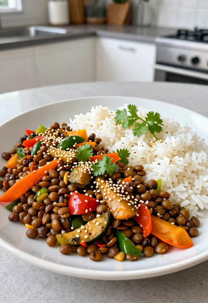 12 Healthy Lentil Recipes for Hearty Plant Based Meals 9. Lentil and Vegetable Stir Fry 0