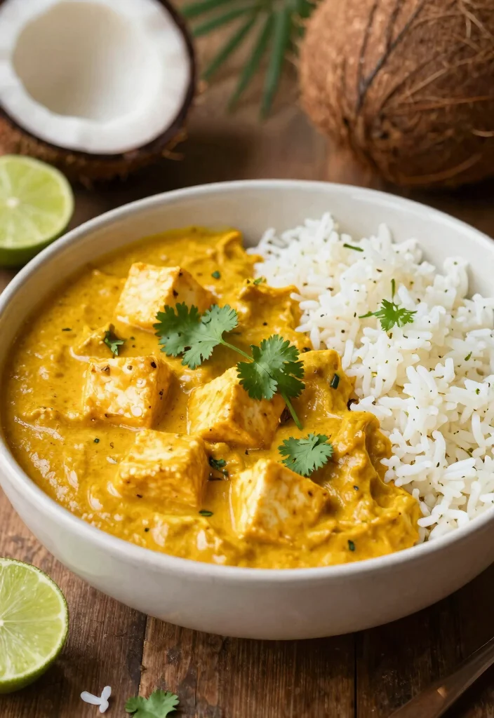 12 Healthy Paneer Recipes for Protein Rich Meals 10. Paneer Coconut Curry 0