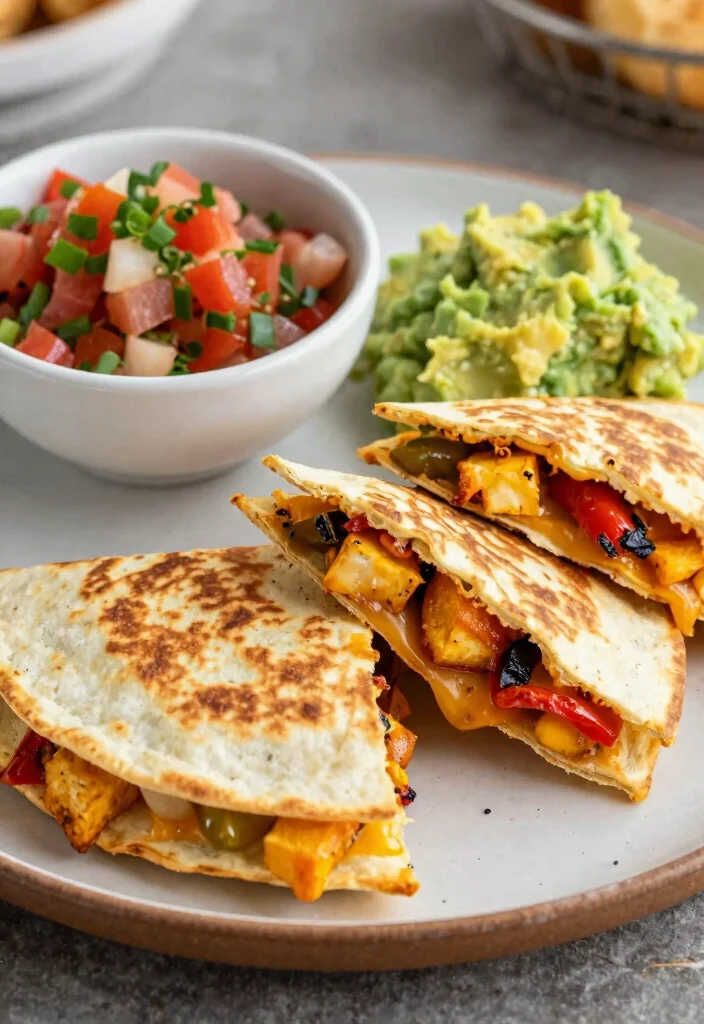12 Healthy Paneer Recipes for Protein Rich Meals 12. Paneer and Roasted Pepper Quesadilla 0