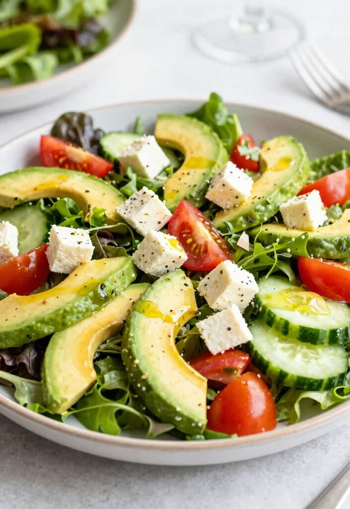 12 Healthy Paneer Recipes for Protein Rich Meals 3. Paneer Salad with Avocado 0
