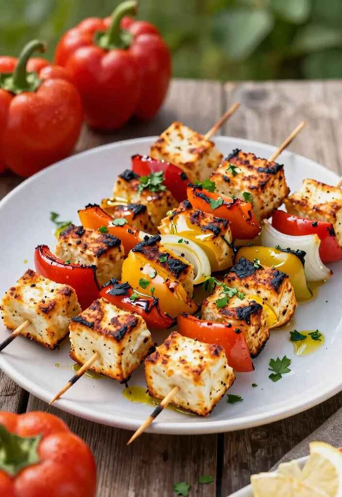 12 Healthy Paneer Recipes for Protein Rich Meals 9. Grilled Paneer Skewers 0