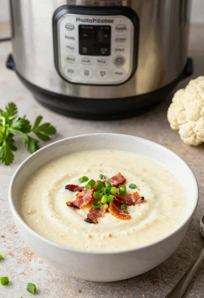 12 Keto Instant Pot Recipes for Fast Low Carb Cooking 100 12 Keto Instant Pot Recipes for Fast Low Carb Cooking 10. Cauliflower Chowder 0
