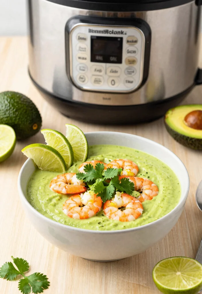 12 Keto Instant Pot Recipes for Fast Low Carb Cooking 111 12 Keto Instant Pot Recipes for Fast Low Carb Cooking 11. Shrimp and Avocado Soup 0