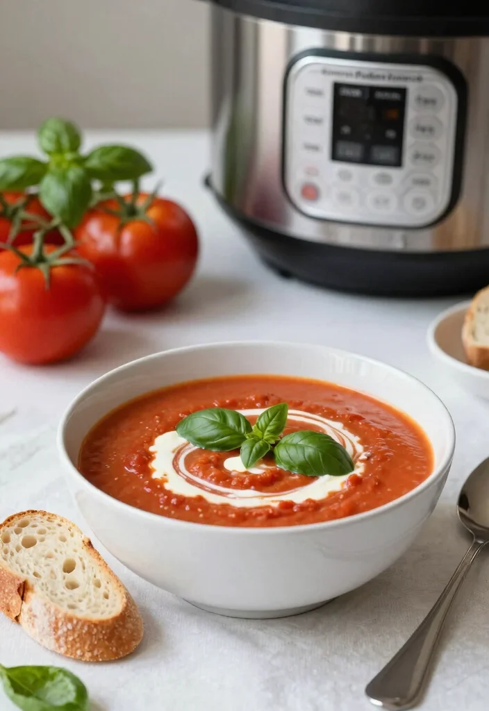 12 Keto Instant Pot Recipes for Fast Low Carb Cooking 34 12 Keto Instant Pot Recipes for Fast Low Carb Cooking 4. Creamy Tomato Basil Soup 0