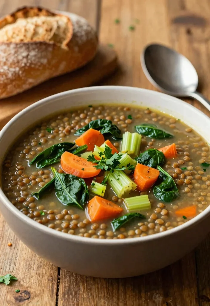12 Macro Friendly Dinner Recipes for Balanced Nutrition 89 12 Macro Friendly Dinner Recipes for Balanced Nutrition 9. Lentil Soup with Spinach 0