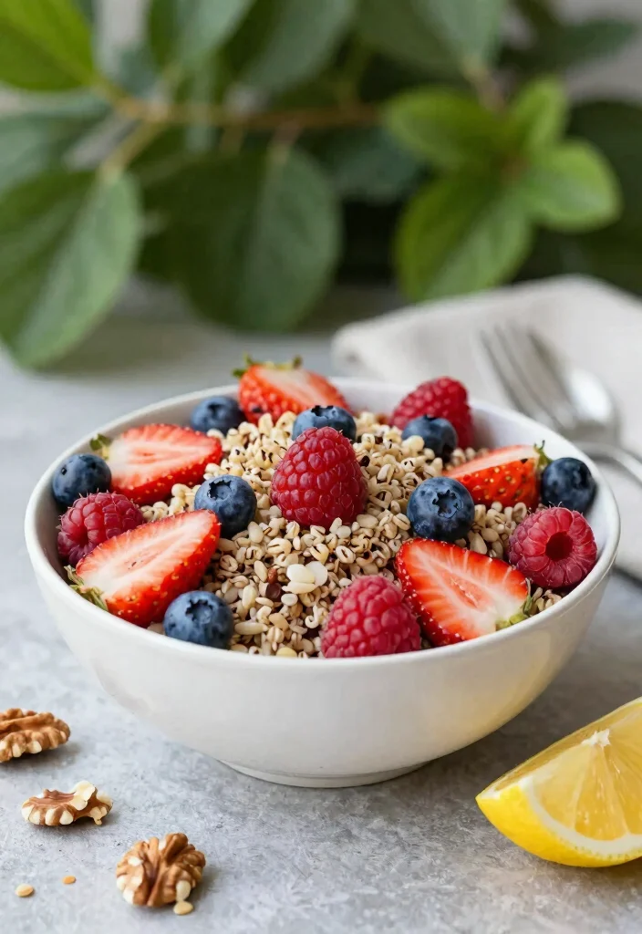 12 Summer Vegan Recipes for Light Fresh Cooking 57 12 Summer Vegan Recipes for Light Fresh Cooking 6. Berry Quinoa Salad 0