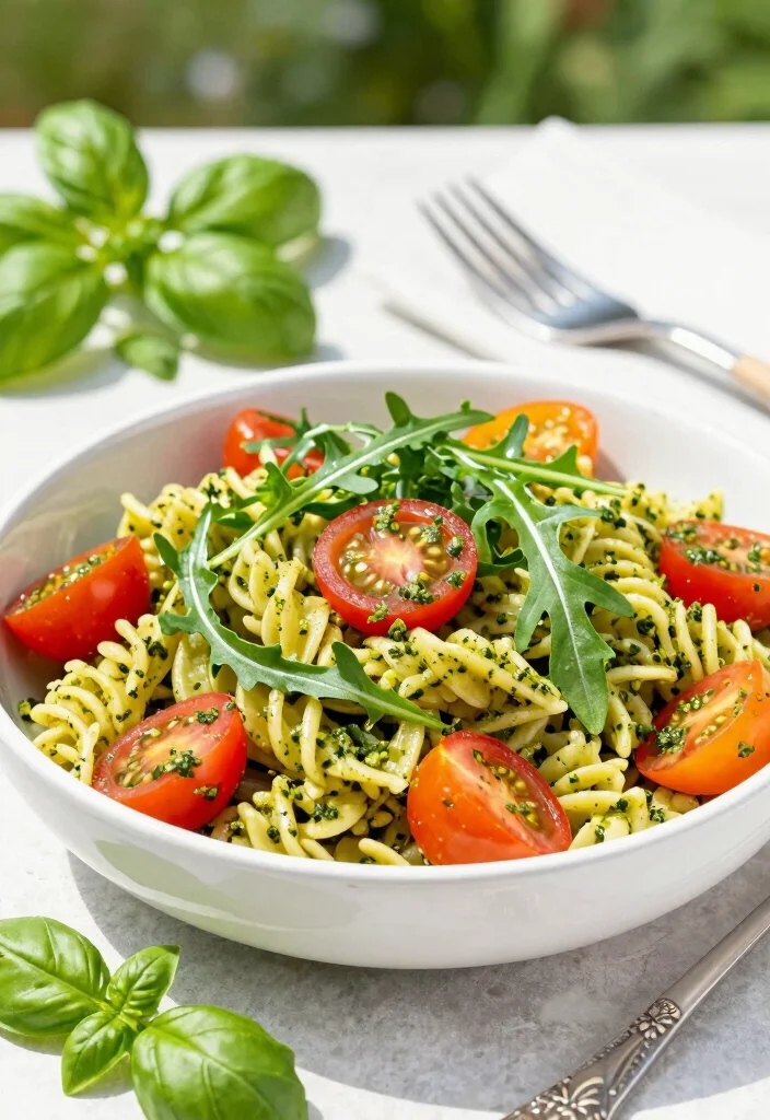 12 Summer Vegan Recipes for Light Fresh Cooking 90 12 Summer Vegan Recipes for Light Fresh Cooking 9. Cold Pasta Salad with Pesto 0