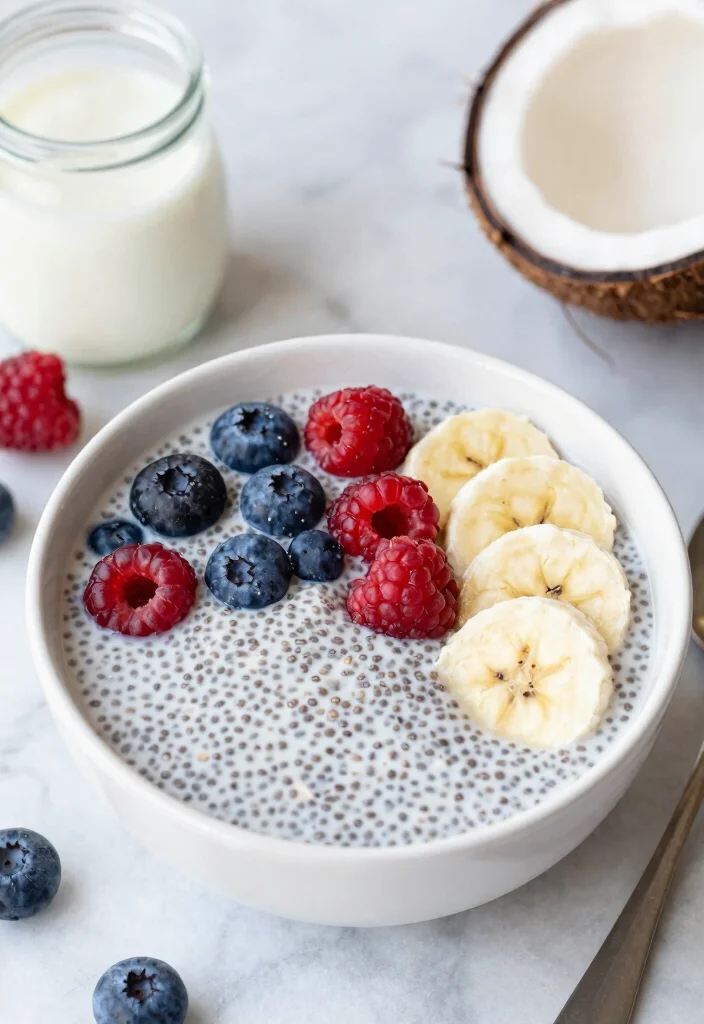 12 Vegan Low Calorie Recipes for Light Everyday Meals 89 12 Vegan Low Calorie Recipes for Light Everyday Meals 9. Coconut Chia Pudding 0