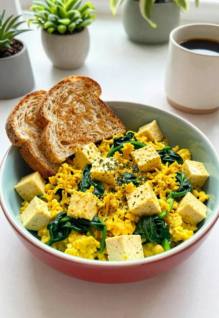 12 Vegan Tofu Recipes for Easy Protein Packed Meals 2. Tofu Scramble 0