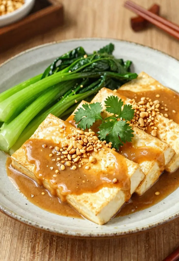 12 Vegan Tofu Recipes for Easy Protein Packed Meals 4. Baked Tofu with Peanut Sauce 0