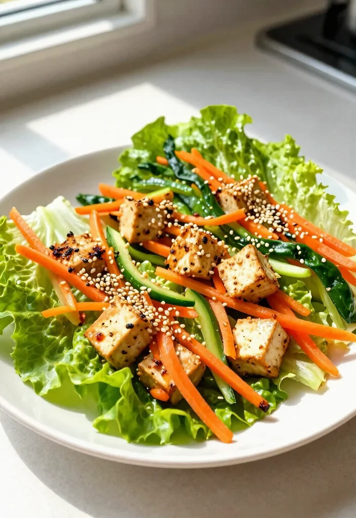 12 Vegan Tofu Recipes for Easy Protein Packed Meals 7. Tofu Lettuce Wraps 0