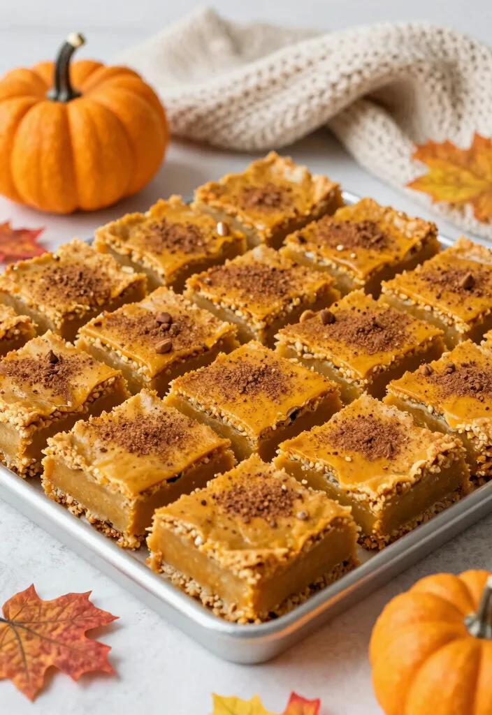14 Holiday Dessert Recipes for Every Celebration Table 2. Spiced Pumpkin Pie Bars 0