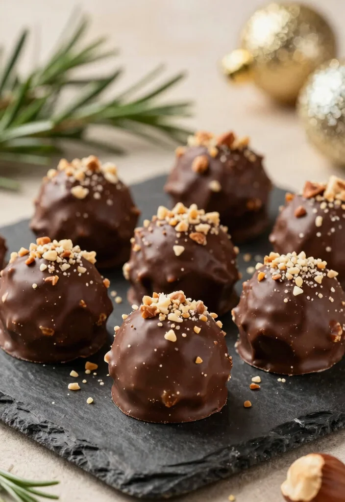 14 Holiday Dessert Recipes for Every Celebration Table 6. Chocolate Hazelnut Truffles 0